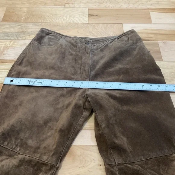 Vintage Brown Suede Pants - Picture 5 of 17
